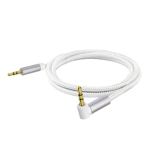 Cable trenzado 3.5mm ángulo recto para audio miniatura 5