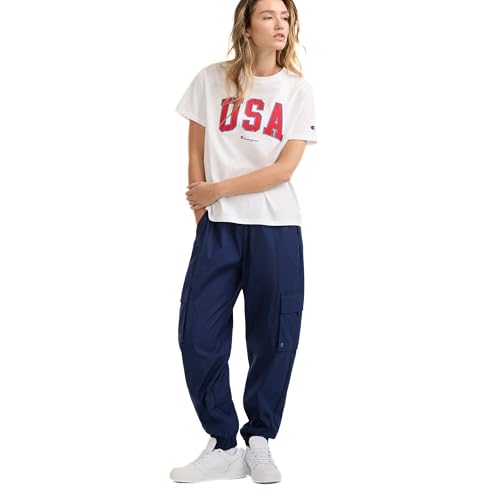 Champion Women's Woven Cargo Pants, C Logo, 29"4
