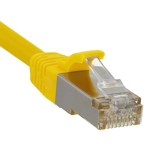 Cable de Red NavePoint CAT6 Patch Cord 0.61 m Amarillo 5 Unid miniatura 4