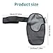 Imagen de La Bolsa de ostomía Cubre la Bolsa de ostomía de la colostomía con el cinturón elástico Ajustable de la Bolsa de ostomía Impermeable para la colostomía íletomía urostomía 31x18