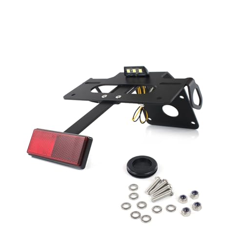 �o�C�N �i���o�[�v���[�g �X�e�[ �ɓK������XSR900 �p 2022-2025 �I�[�g�o�C���A�t�F���_�[�G���~�l�[�^�[�e�[�� �e�B�f�B �i���o�[�v���[�g�t���[���z���_�[�u���P�b�g(With Reflector)