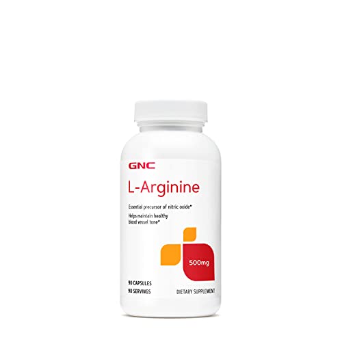 GNC-L-Arginine-500mg-90-Capsules-Increases-Nitric-Oxide-Productioin