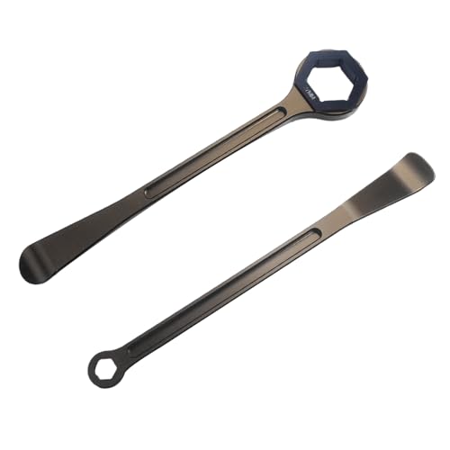 Image of Motorcycle Tyre Iron Tool Kit Raceline Levers Hex Wrench Spanner Head Tire Change 10mm 13mm 32mm 27mm 22mm 0.87'' 1.06''0.51''0.39'' 1.26'' For EXC SX XC EXCF Dirt Pit Bike (Black-2)