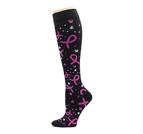 Image of REXX 3 Pairs Women's Knee-high Therapeutic Graduated Anti-Fatigue 8-15mmHg Combed Cotton Compression Socks
