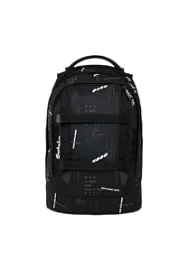 Satch Pack Schulrucksack ab 5. Klasse ergonomisch 30L Stauraum standfest Organisationstalent Ninja Matrix - Schwarz