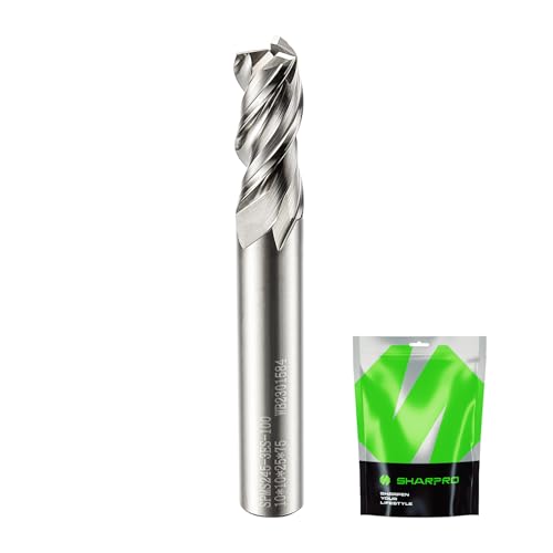 Image of 10MM End Mills 10MM Shank, 3 Flute Carbide Square Endmill, Upcut Spiral CNC Router Bits for Alloy Steel, Aluminum, Metal and Stainless Steel