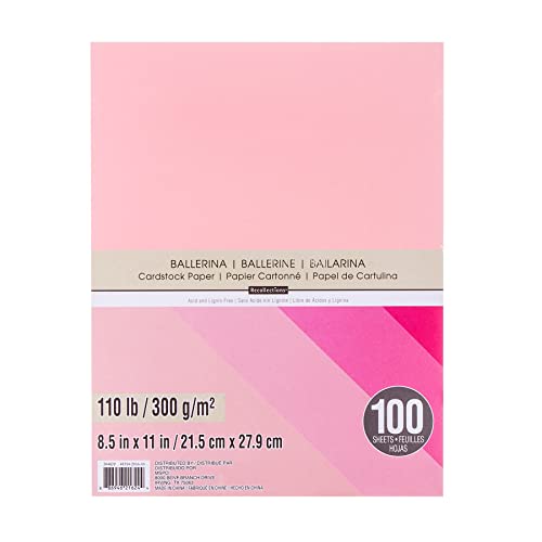 Papier cartonné Ballerine Recollections de qualité supérieure pour projets artistiques