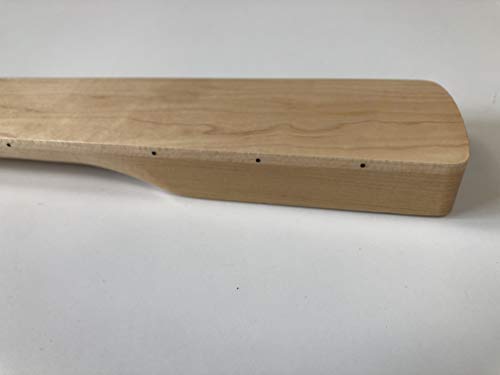 Fretless Electric Bass Guitar Neck 20 Fret 34Inch Maple Fingerboard Gloss 4 String Nut 38Mm #TOP2