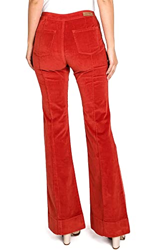 Angry Rabbit Juniors High Waist Stretchy Premium Jeans Corduroy Flares3