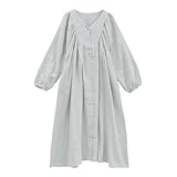 [GELATO PIQUE] ジェラートピケ レディース マタニティガーゼワンピース ジェラピケ パジャマ ルームウェア(MI-ミント、Free)