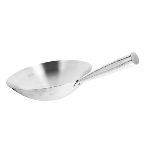 Wok de acero inoxidable IMIKEYA para cocina miniatura 1