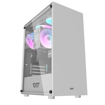 Gabinete Gamer Aigo DarkFlash DK100, Mid-Tower, Lateral de Vidro, Branco, DK100-WH
