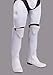Mens First Order Stormtrooper Deluxe Costume | Adult Star Wars Jumpsuit, Foam Armor, Gloves, Hood, Half Mask X-Large