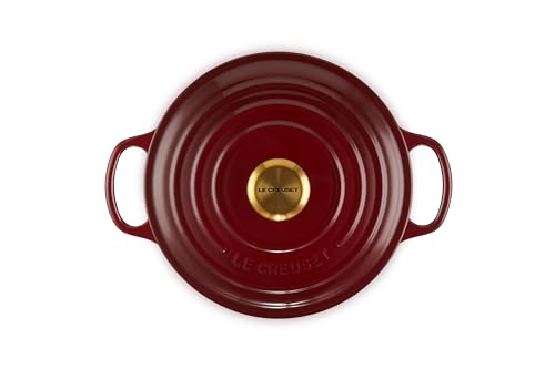 Image of Le Creuset Enameled Cast Iron Signature Round Dutch Oven, 4.5 qt., Garnet
