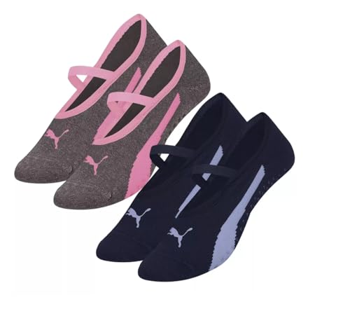 KIT 2 Pares Meia Sapatilha Antiderrapante Pilates Puma | 34 a 39 |