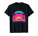Photo Gallery retro anni 80 1990 vaporwave palme spiaggia tramonto surf arte maglietta Photo Gallery retro anni 80 1990 vaporwave palme spiaggia tramonto surf arte maglietta
