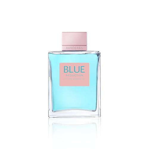 Banderas Perfumes - Blue Seduction Woman - Eau de Toilette for Women - Long Lasting - Fresh, Casual and Femenine Fragance - Floral Aquatic Notes - Ideal for Day Wear - 200 ml