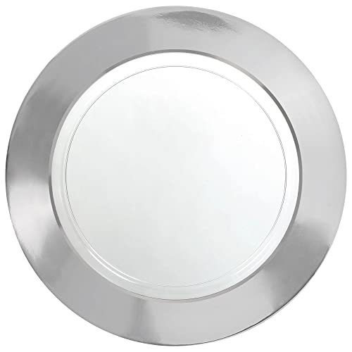 Amscan Premium Round Plastic Plates - 10.25