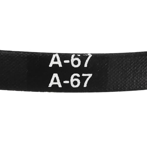 Image of uxcell 3pcs A67 or 4L690 Classic Wrapped Rubber V-Belt, 67 inch(1700mm) Inside Circumference, A Profile V Belt