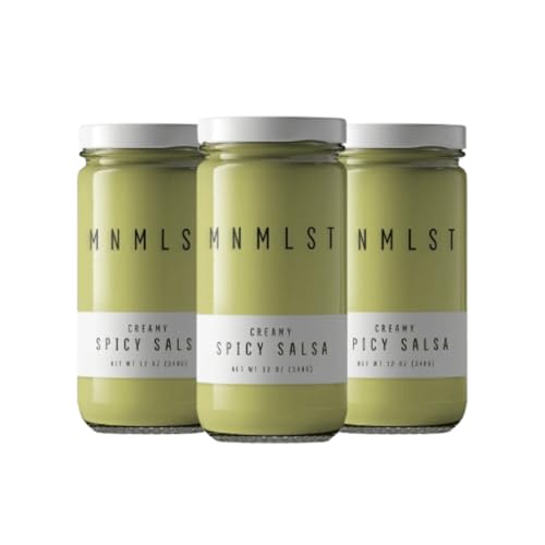 MNMLST Creamy Spicy Salsa, Gluten Free Sauce from Natural and