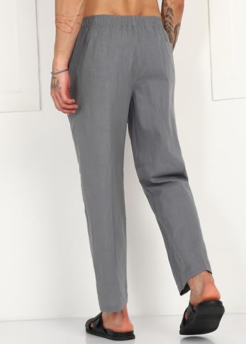 Image of Men's Cotton Linen Pajama