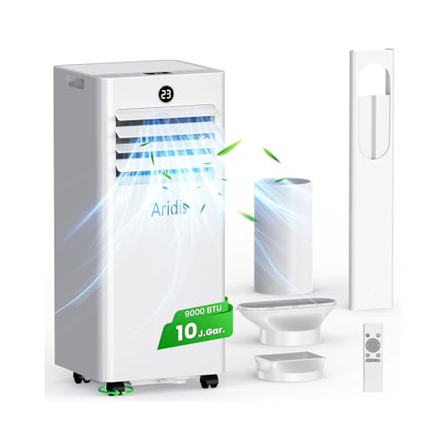 Condizionatore Portatile Climatizzatore Silenzioso - 9000BTU Climatizzatore senza Unità Esterna...