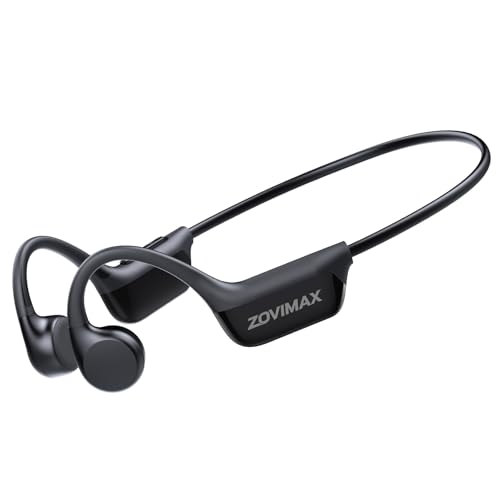 Casque Conduction Osseuse Bluetooth 6.0 IPX7 et Écran LED pour le Sport