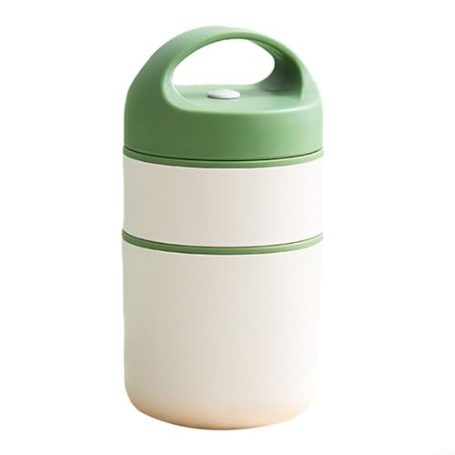 BlesConi Fiambrera térmica al vacío con taza de sopa aislada para comidas caseras y comodidad (D)