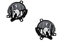 Johns, Nebelscheinwerfer passend für Seat Arona KJ7 07/17- HB4 Set L R o. Träger