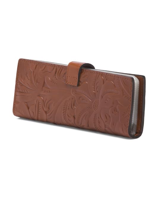 Marotta Card Holder - Tooled Leather2