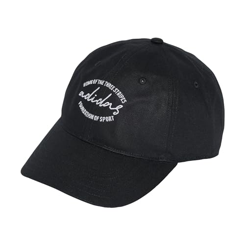 アディダス キャップ DAD エンブロイダリーキャップ ユニセックス大人 JRZ70 ブラック/ホワイト (IT4642) 54-57cm