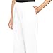 Alfred Dunner womens All Around Elastic Waist Cotton Short Twill Pants, White, 16 US