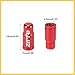 BULLSPANN 2pcs Aluminum Alloy Valve Caps French Type Valve Tire Dust Covers for Bicycle Mountain Bike Road Bike MTB Red