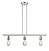 Innovations Lighting 213-PN Bare Bulb 3 Light Island Chandelier