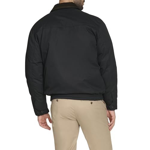 DOCKERS Men's Cotton Twill Bomber Jacket with Padded Lining4