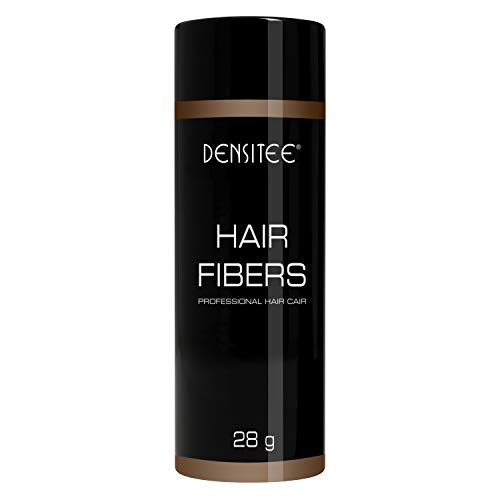 Fibras Capilares Color Castaño Claro 28 gr Queratina Caida de Cabello Keratin Fibers Perdida de Cabello Hombres y Mujeres Retoca Raices y Canas Disimula al Instante Calvicie DENSITEE