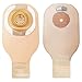 Hollister 8678 Premier 1-Piece 12” Drainable Ostomy Pouch & Soft Convex Flextend Skin Barrier, Adhesive Border (Tape), 5 Pack, Beige with Viewing Option, Cut-to-Fit up to 1-1/2”