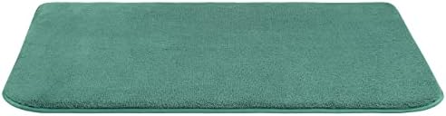 American Soft Linen Fluffy Foamed Non Slip Comfortable Bath Mat Rug, 21 x 32 in, Colonial Blue