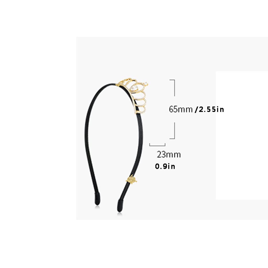 Krone Prinzessin Stil Damen Stirnband Haarband Handgemachte eingelegte Rhinestone Haarbandlegierung Einfache Haarband Haarnadel 2 Arten von Prinzessin-Stil Krone Stirnbänder, Elegant und charmant