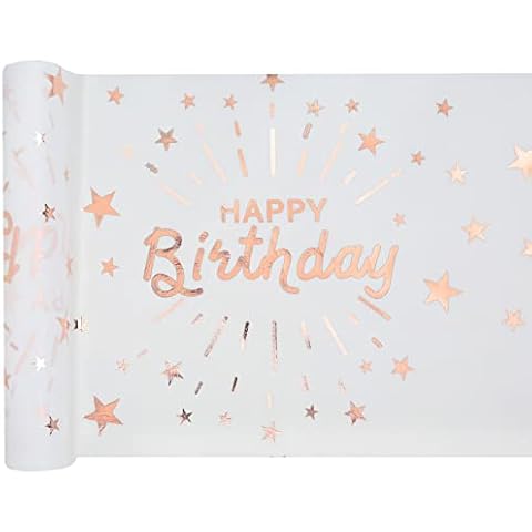 Tischläufer Happy Birthday zum Geburtstag Cover