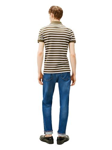 Image of Tommy Hilfiger Men's Short Sleeve Polo Shirts in Slim Fit with Stretch and Organic Pique Cotton