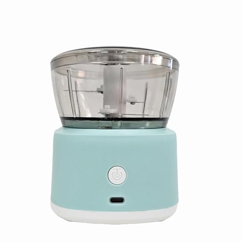 Mini Electric Vegetable Chopper - Multifunctional Food Processor & Blender Durable Kitchen Gadget - Mini Food Slicer Portable Garlic Mincer Onion Cutter with 3 Stainless Steel Blades Mini Electric Vegetable Chopper - Multifunctional Food Processor & Blender Durable Kitchen Gadget - Mini Food Slicer Portable Garlic Mincer Onion Cutter with 3 Stainless Steel Blades