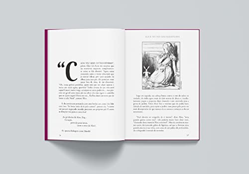 Alice no País das Maravilhas: Capa Especial + marcador de páginas