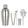 Stalen cocktail shaker wijn set metende kop dubbele jigger bier martini boston shaker mixer barman bar accessoires