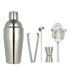 Stalen cocktail shaker wijn set metende kop dubbele jigger bier martini boston shaker mixer barman bar accessoires
