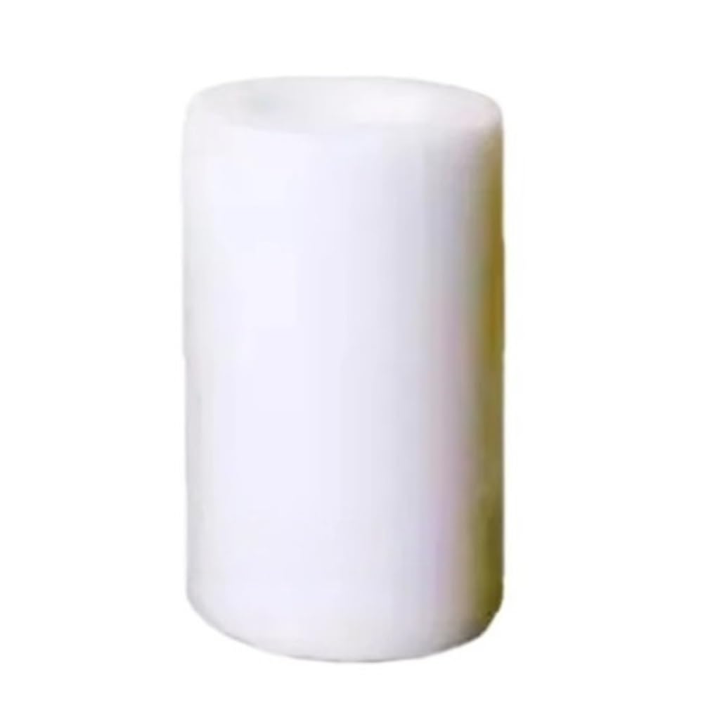 Barre di ceramica, Tubi corti in ceramica di allumina a foro singolo da 10 pezzi, tubi in ceramica di allumina resistenti all'abrasione for uso industriale(3.5x6.5x10mm)