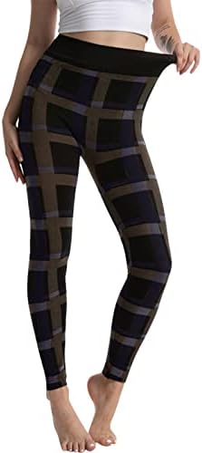 Casual Leggings for Women High Waist Printed Tummy Control Butt Lifting Pants Tights Slimming Elastic Waist Fitted Patterned