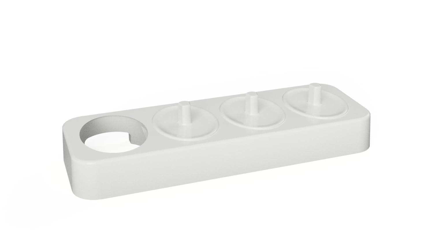 Zweifach-, Dreifach- und Vierfach-Ständer kompatibel mit Oral-B Zahnbürsten (Vierfach-Ständer mit einem Ladeplatz)