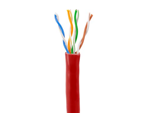 Sewell Direct SW-21968 SolidRun by Sewell Cat5e Bulk Cable, 1,000-Feet, Red