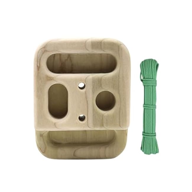 Finger Grip Strengthener Portable Wood Hangs Board Building Cores Strength Wood Hangs Board Climbing Training Board